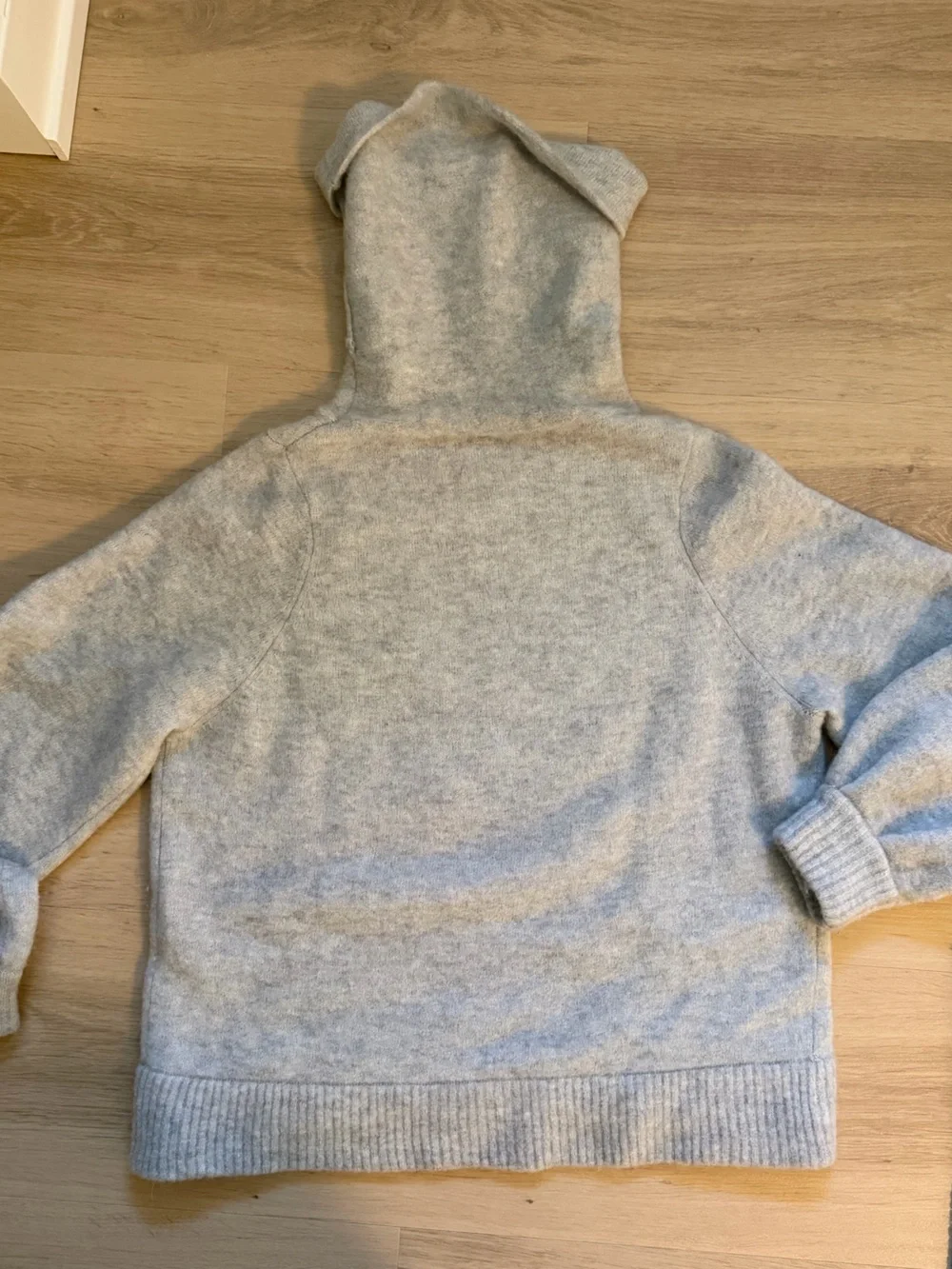 Babaton Women’s Turtleneck Sweater in Light Gray Aritzia mohair